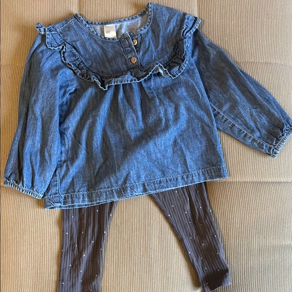 H&M Other - H&M Denim Top and leggings